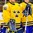 BUFFALO, NEW YORK - JANUARY 2: Sweden's Filip Gustavsson #30 stands for the national anthem following his team's victory over Slovakia during the quarterfinal round of the 2018 IIHF World Junior Championship. (Photo by Andrea Cardin/HHOF-IIHF Images)

